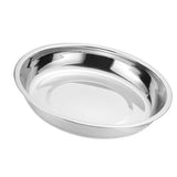 Metal Dinner Plates 304 Stainless Steel Round Camping Plates Thickened Soup Plate Tableware Tool M (18cm) In Australia - Darrahopens