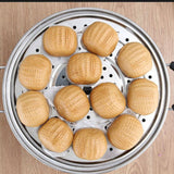 Steaming Rack with Removable Leg Stainless Steel Steam Tray Stand Cooking Bread Rack Kitchen Tool 18cm