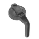 Pour Spout Lid Black Flip Cap Lid Sealing Plastic Wide Mouth Lid with Handle for Mason Jar 70mm Mouth In Australia - Darrahopens