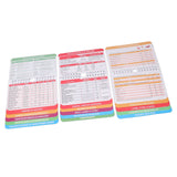 3 Pack Pot Sheets Magnet Set Fryer Pressure Cooker Keto Food Perfect Temperature Cooking Time Guide for Meat Beef Pork Vegetable Kitchen Gadgets