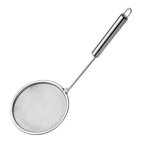 Skimmer Spoon Fat Strainer Stainless Steel Fine Mesh Long Handle Hot Pot Skimmer for Grease Foam Kitchen L In Australia - Darrahopens