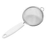 Fine Mesh Skimmer Spoon Stainless Steel Fine Mesh Food Strainer Kitchen Frying Tool for Oil Filter Skimming Grease Foam Small