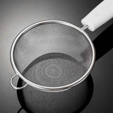 Fine Mesh Skimmer Spoon Stainless Steel Fine Mesh Food Strainer Kitchen Frying Tool for Oil Filter Skimming Grease Foam Small In Australia - Darrahopens
