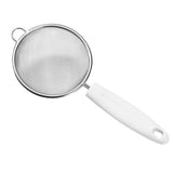 Fine Mesh Skimmer Spoon Stainless Steel Fine Mesh Food Strainer Kitchen Frying Tool for Oil Filter Skimming Grease Foam Small