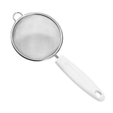 Fine Mesh Skimmer Spoon Stainless Steel Fine Mesh Food Strainer Kitchen Frying Tool for Oil Filter Skimming Grease Foam Small