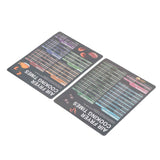 2PCS Fryer Cheat Sheet Magnetic Cooking Times Chart Easy to Read Reference Guide Water Oil Resistant Fryer Accessory for Kitchen In Australia - Darrahopens