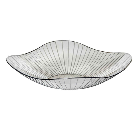 Transparent Grey Fruit Plate Large Plastic Serving Bowl Hand Made Candy Snack Bowl for Living Room Restaurant Party In Australia - Darrahopens