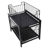 Under Sink Organizer Iron 2 Tier Pull Out Spice Rack Countertop Storage Shelf for Kitchen Bathroom Cabinet In Australia - Darrahopens