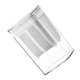 Yogurt Strainer 1100ml Stainless Steel 80 Mesh Fine Hole See Through Easy Operation Whey Separator for Home Kitchen