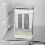 Yogurt Strainer 1100ml Stainless Steel 80 Mesh Fine Hole See Through Easy Operation Whey Separator for Home Kitchen