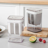 Yogurt Strainer 1100ml Stainless Steel 80 Mesh Fine Hole See Through Easy Operation Whey Separator for Home Kitchen