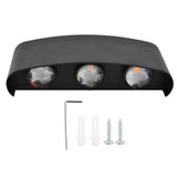 LED Wall Light Waterproof Decorative Background Wall Light Indoor and Outdoor 6W Warm White Light Wall Light 85‑265V In Australia - Darrahopens
