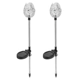 2PCS Solar Garden Light Waterproof Solar Powered Stake Lawn Lamp for Outdoor Courtyard Decor Warm Light In Australia - Darrahopens