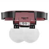 LED Head-mounted Jewelry Magnifying Glass Four Groups of Lenses Head-mounted Magnifier for Reading Painting Repairing Appreciating Jewelry In Australia - Darrahopens