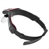 LED Head-mounted Jewelry Magnifying Glass Four Groups of Lenses Head-mounted Magnifier for Reading Painting Repairing Appreciating Jewelry In Australia - Darrahopens