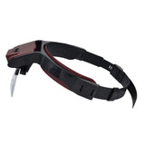 LED Head-mounted Jewelry Magnifying Glass Four Groups of Lenses Head-mounted Magnifier for Reading Painting Repairing Appreciating Jewelry