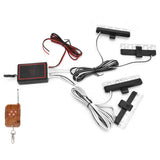 LED Red Blue Emergency Strobe Light 4x4LED Sync Flash Warning Lights 12V with Remote Control In Australia - Darrahopens