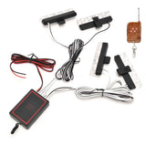 LED Red Blue Emergency Strobe Light 4x4LED Sync Flash Warning Lights 12V with Remote Control In Australia - Darrahopens