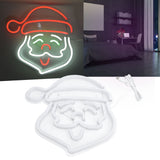 LED Neon Light Santa Claus Sign Lamp Art Wall Decoration Light for Bedroom Party Birthday Bar Club