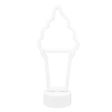 Ice Cream Shape LED Neon Sign Decorative Neon Sign with Base for Baby Room Bar Wedding Party