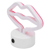 Lip Shaped LED Neon Signs with Stand USB Powered Neon Light Lamp for Baby Room Party In Australia - Darrahopens