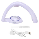 Rainbow Projection Lamp Colorful ColorChanging USB Power Supply Projector Light for Home Bedroom