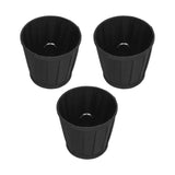 3PCS Cloth Lampshade E14 Clip On Fabric Lamp Cover for Chandelier Wall Lamp Office Home Decor(Black ) In Australia - Darrahopens