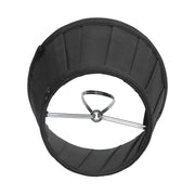 3PCS Cloth Lampshade E14 Clip On Fabric Lamp Cover for Chandelier Wall Lamp Office Home Decor(Black )