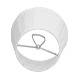3PCS Cloth Lampshade E14 Clip On Fabric Lamp Cover for Chandelier Wall Lamp Office Home Decor(White )