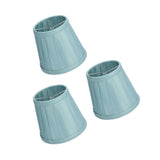 3PCS Cloth Lampshade E14 Clip On Fabric Lamp Cover for Chandelier Wall Lamp Office Home Decor(Dark Green ) In Australia - Darrahopens