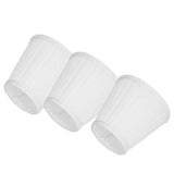 3PCS E14 ClipOn Cloth Lamp Shade Modern Fabric Lampshade Table Light Cover for Candle Chandelier(White ) In Australia - Darrahopens