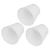3PCS E14 ClipOn Cloth Lamp Shade Modern Fabric Lampshade Table Light Cover for Candle Chandelier(White )