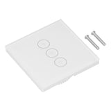 WiFi Smart Wall Light Switch Glass Panel Touch Remote Voice Control Light Switch
