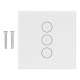 WiFi Smart Wall Light Switch Glass Panel Touch Remote Voice Control Light Switch