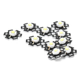10Pcs Ultra Bright LED Chip 3V DIY Light Beads for Ceiling Light Downlight Flashlight Table LampWhite Light 6500K 1W