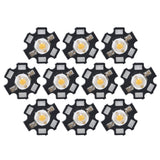 10Pcs Ultra Bright LED Chip 3V DIY Light Beads for Ceiling Light Downlight Flashlight Table LampWarm Light 3000K 1W