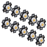 10Pcs Ultra Bright LED Chip 3V DIY Light Beads for Ceiling Light Downlight Flashlight Table LampWarm Light 3000K 3W In Australia - Darrahopens