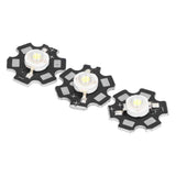 10PCS 1W LED Chip Highlight DIY Light Beads with Aluminum Base 6500k 90lm 20mm White Light In Australia - Darrahopens