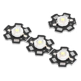 10PCS 1W LED Chip Highlight DIY Light Beads with Aluminum Base 6500k 90lm 20mm White Light In Australia - Darrahopens