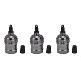 10Pcs Retro Lamp Holder Durable Elegant Aluminum Ceiling Bulb Socket for E26 E27 Bulb