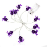 Halloween Lights LED Purple Spider Shape Decorative String Lights for Festival Party Indoor Outdoor Decoration In Australia - Darrahopens