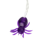Halloween Lights LED Purple Spider Shape Decorative String Lights for Festival Party Indoor Outdoor Decoration