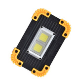 Mini LED Flood Light COB Emergency Flood Light USB Charging Double Square Camping Light Tent Work Light for Outdoor In Australia - Darrahopens