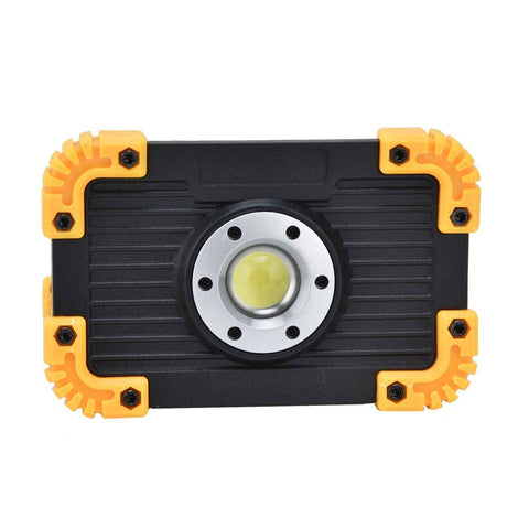 LED Emergency Flood Light Mini COB Work Light Portable Round USB Charging Camping Light for Outdoor In Australia - Darrahopens