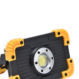 LED Emergency Flood Light Mini COB Work Light Portable Round USB Charging Camping Light for Outdoor