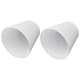 2PCS Fabric Lampshade European Style Clip On Lamp Shade for E14 Screw Chandelier Wall LampPT06 Beige