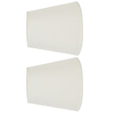2PCS Fabric Lampshade European Style Clip On Lamp Shade for E14 Screw Chandelier Wall LampPT07 White In Australia - Darrahopens
