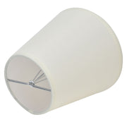 2PCS Fabric Lampshade European Style Clip On Lamp Shade for E14 Screw Chandelier Wall LampPT07 White