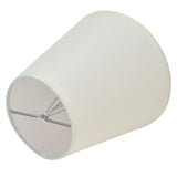 2PCS Fabric Lampshade European Style Clip On Lamp Shade for E14 Screw Chandelier Wall LampPT07 White