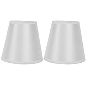 2PCS Modern Fabric Lampshade Clip On Wall Lamp Chandelier Lamp Shade for E14 Screw Table LightPT10 White In Australia - Darrahopens